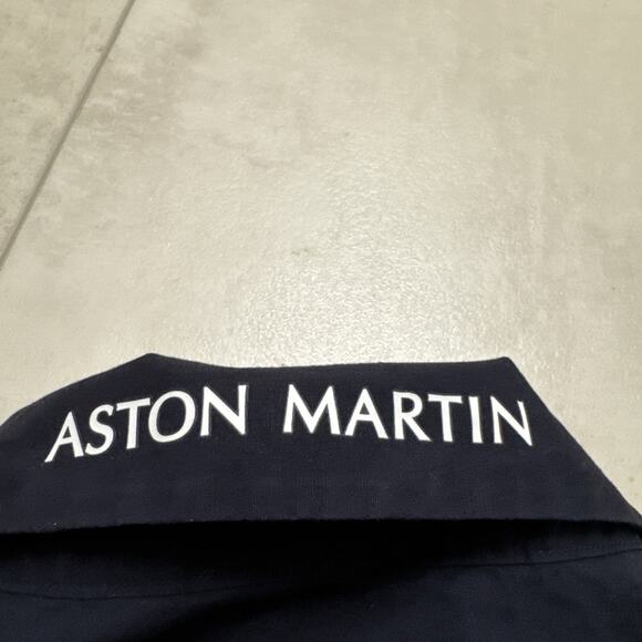 Puma Red Bull F1 Racing Aston Martin Full Button Down Polo Shirt Men's Medium - Picture 16 of 16